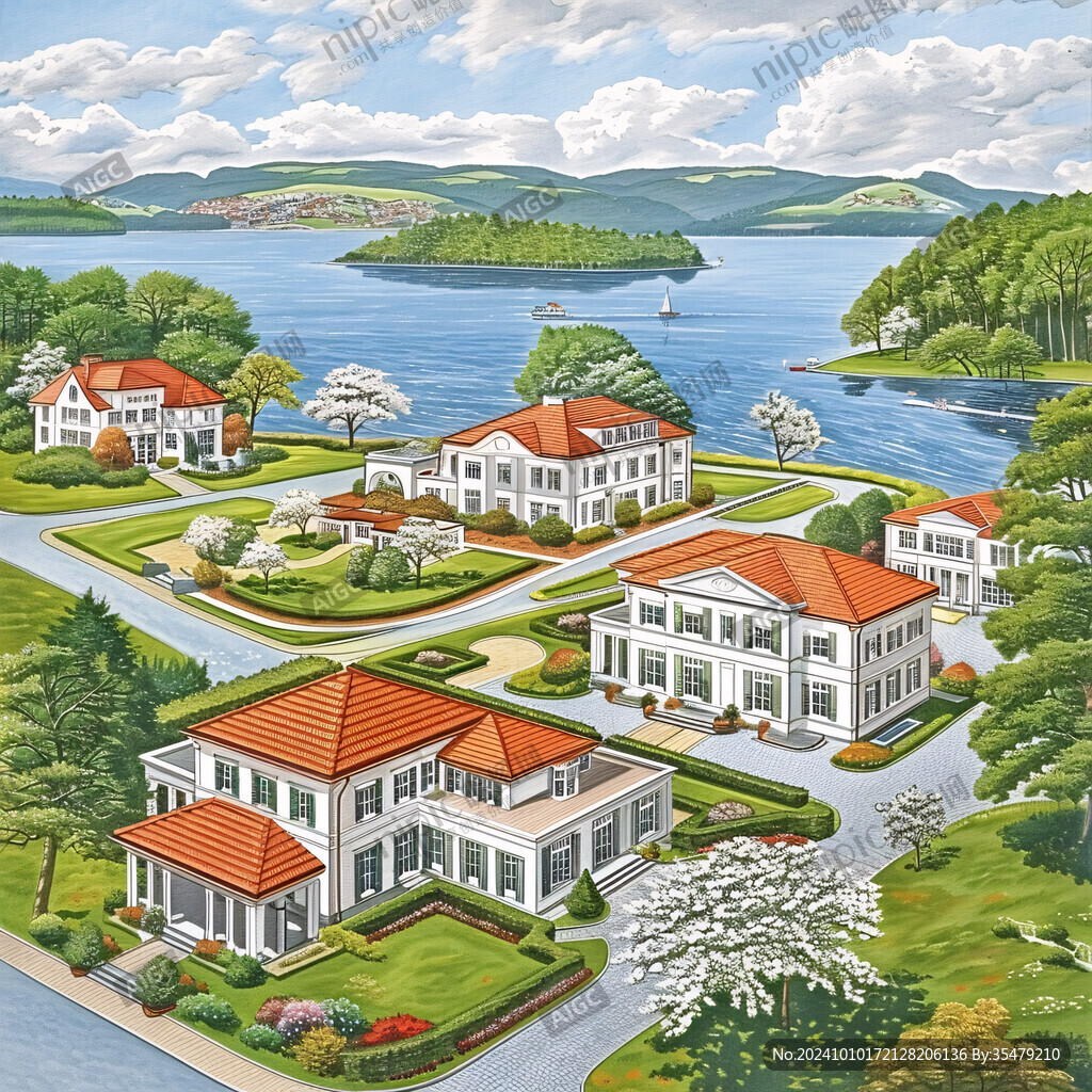 俄罗斯风光别墅