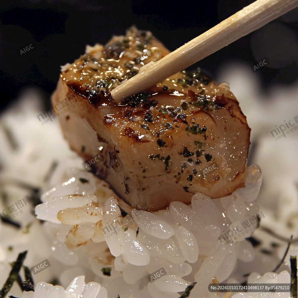 汁烧鳗鱼寿司美食