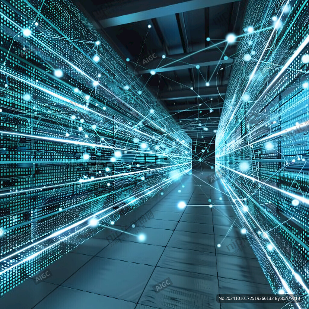 科技光线立体空间感