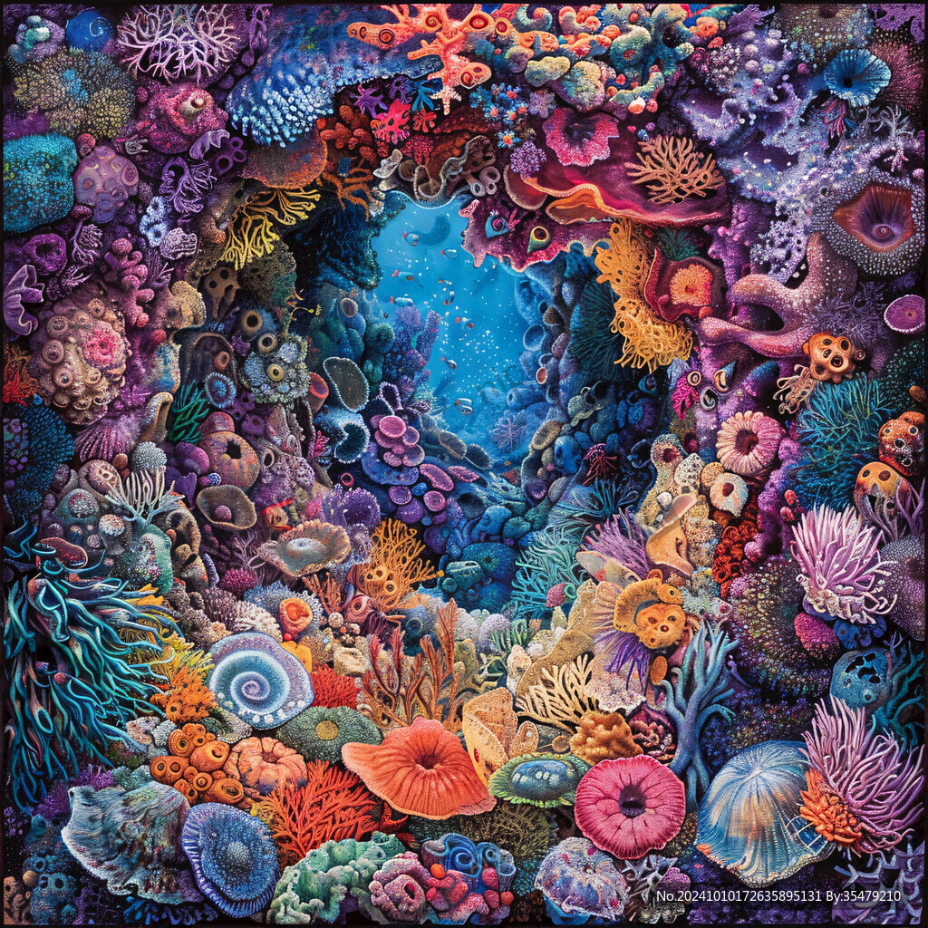 立体画海底立体画