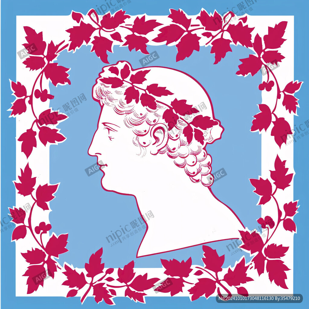 希腊大理石女子头像