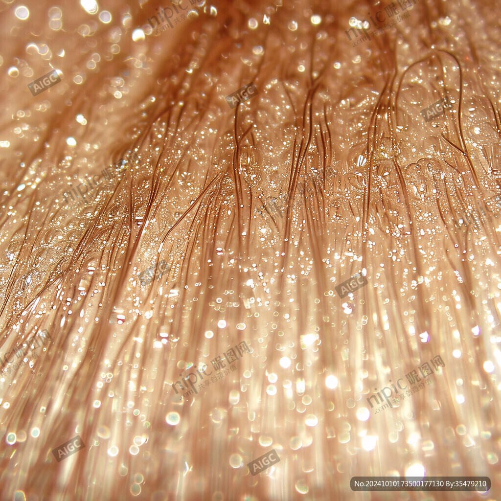 梦幻毛发线条纹理