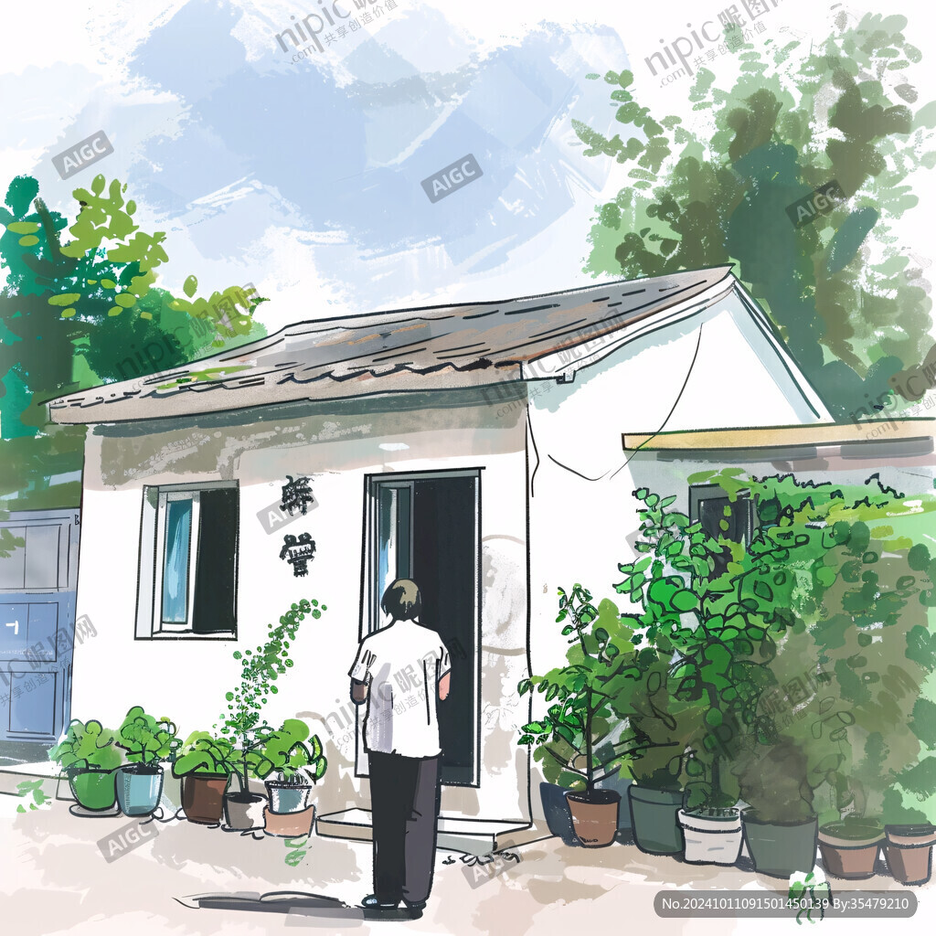 陈望道故居插画