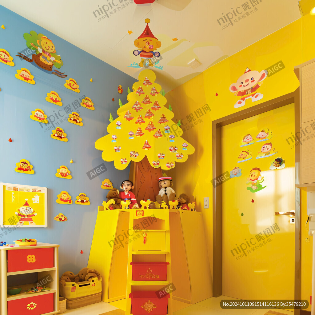 卡通装修设计糖果屋