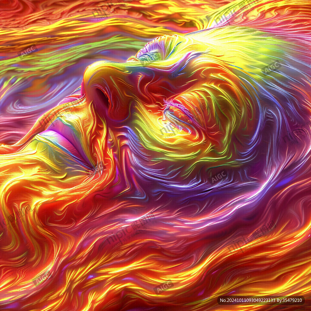 炫丽的梦幻流体画