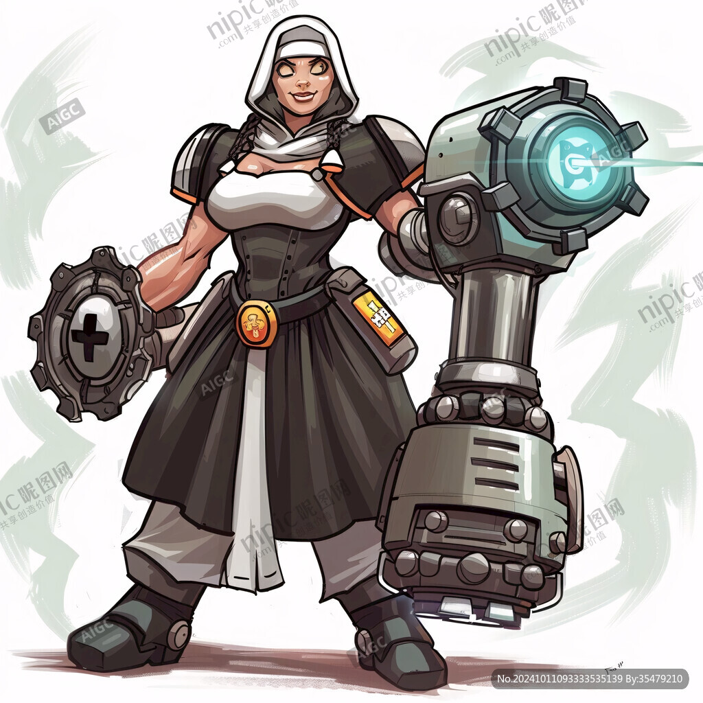 机甲风卡通人物