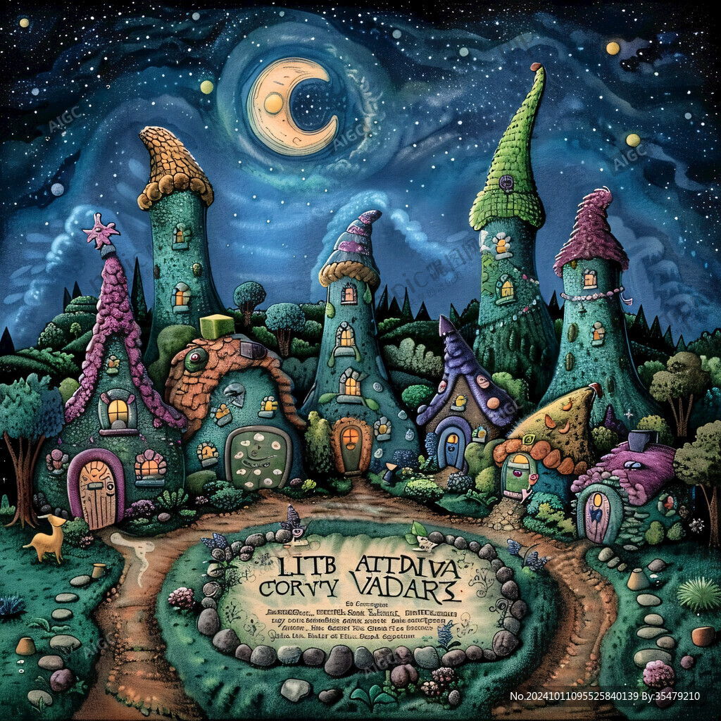 童话世界招贴画