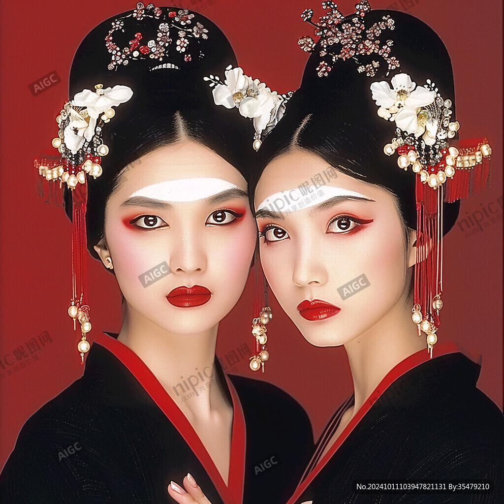 非物质文化化妆妆容