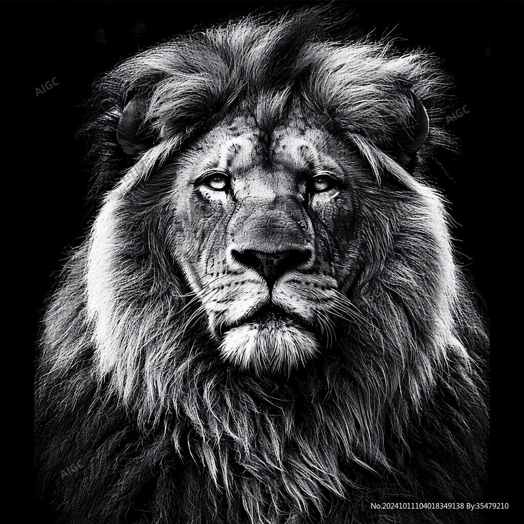 狮头狮子王动物头像