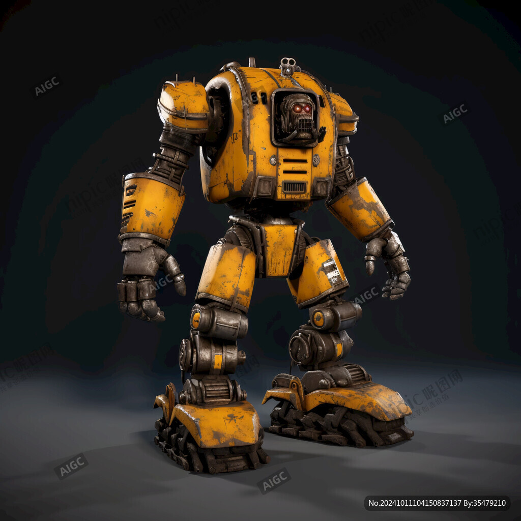 机甲风卡通人物