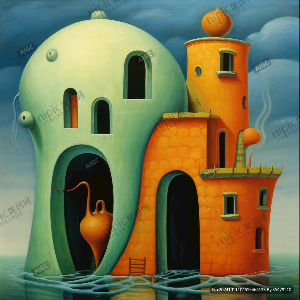 超现实主义的城堡