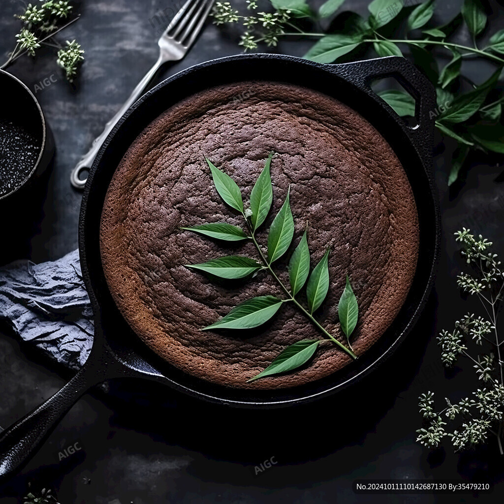 枣泥松软蛋糕场景图