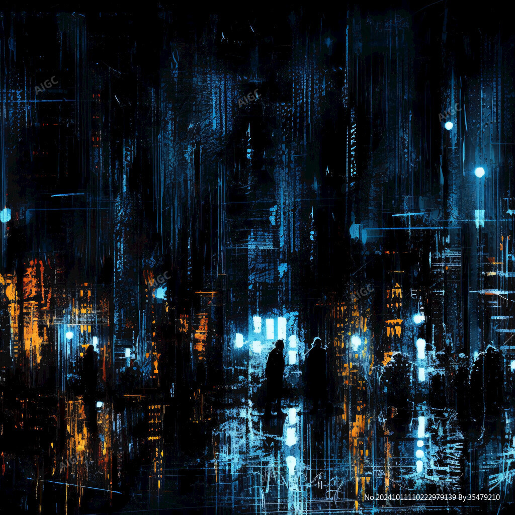 数字艺术城市景观