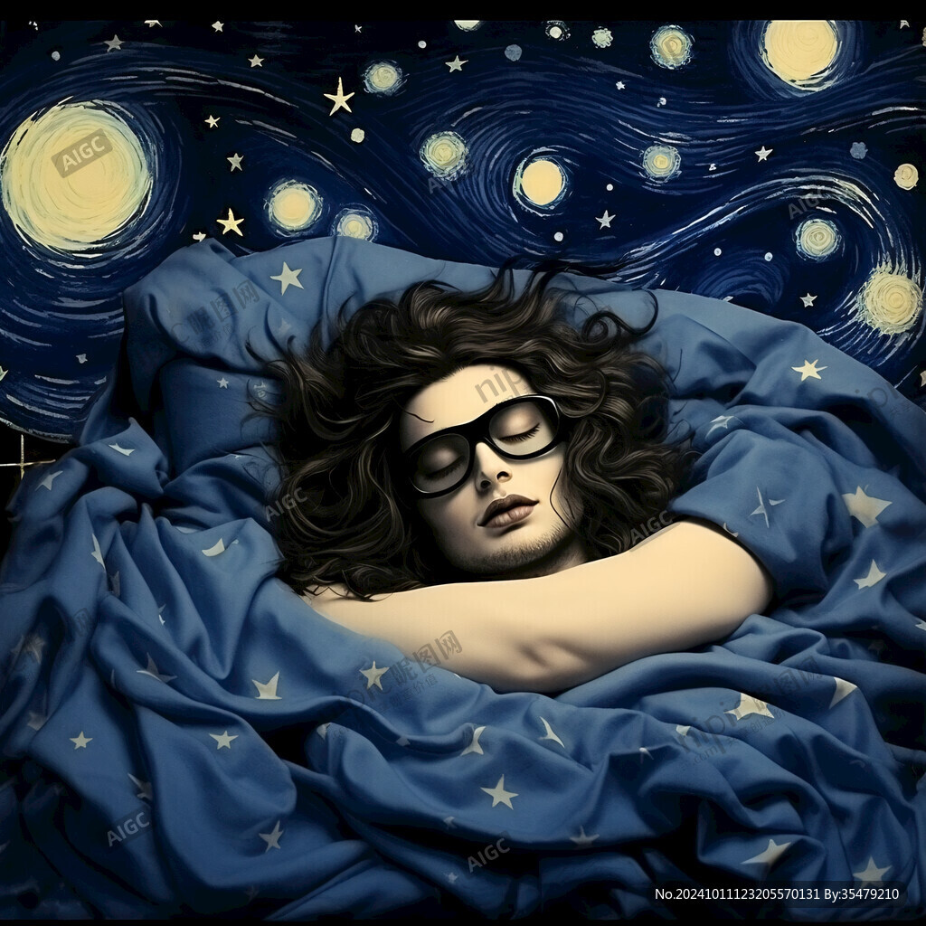 梦幻夜晚立体画