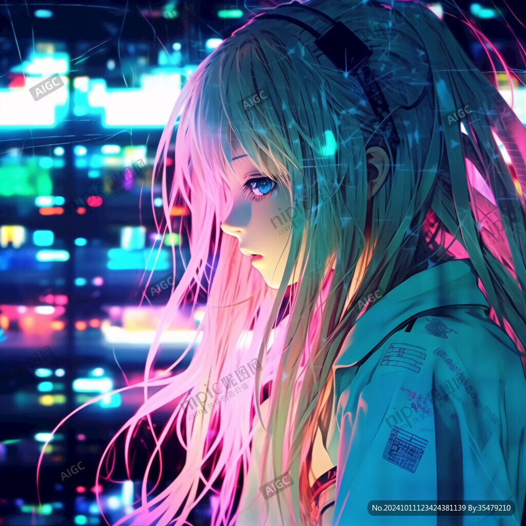 赛博朋克装饰画