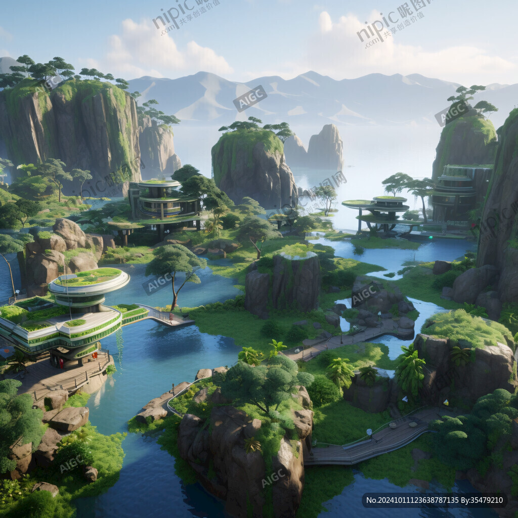 写实风游戏景观设计