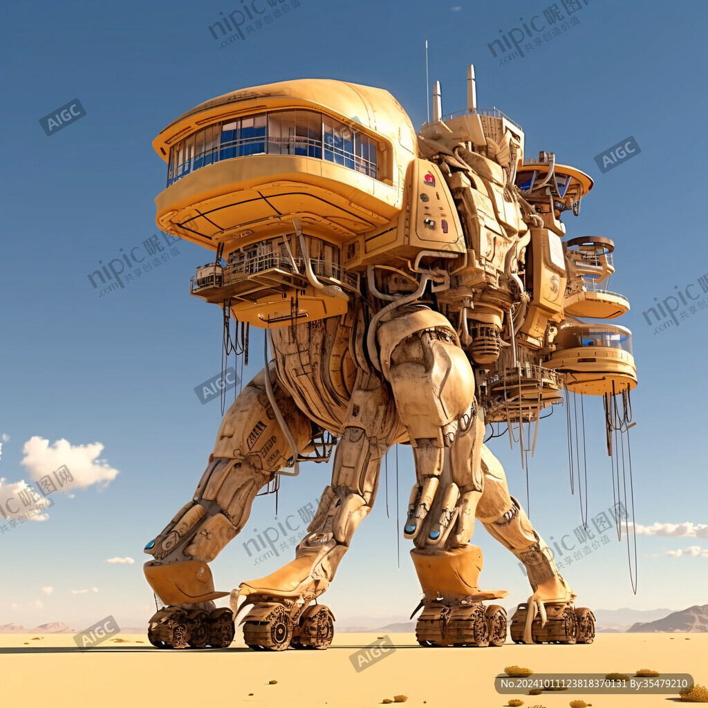 后现代机械科幻未来派