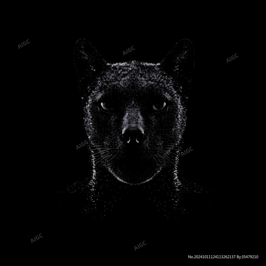 动物粒子海报设计