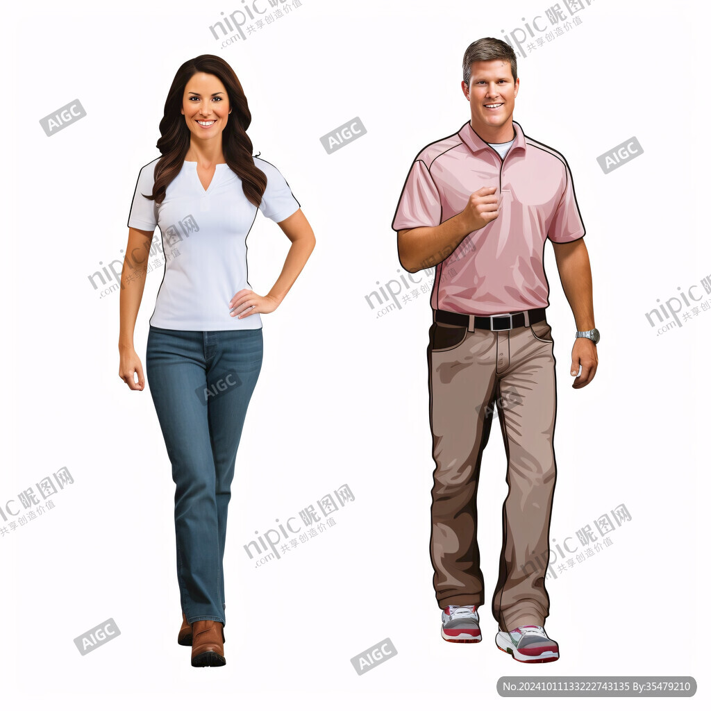 女性男性人物素材