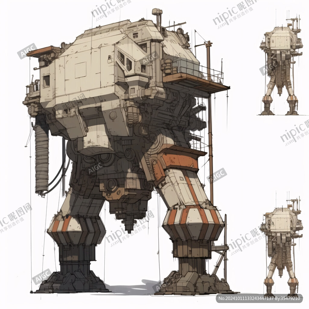 机甲风卡通人物