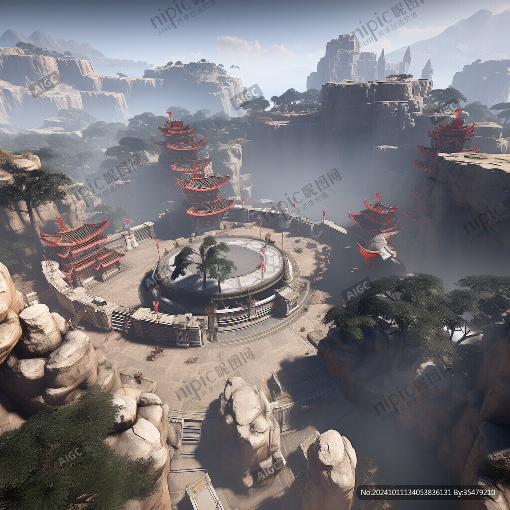 写实风游戏景观设计