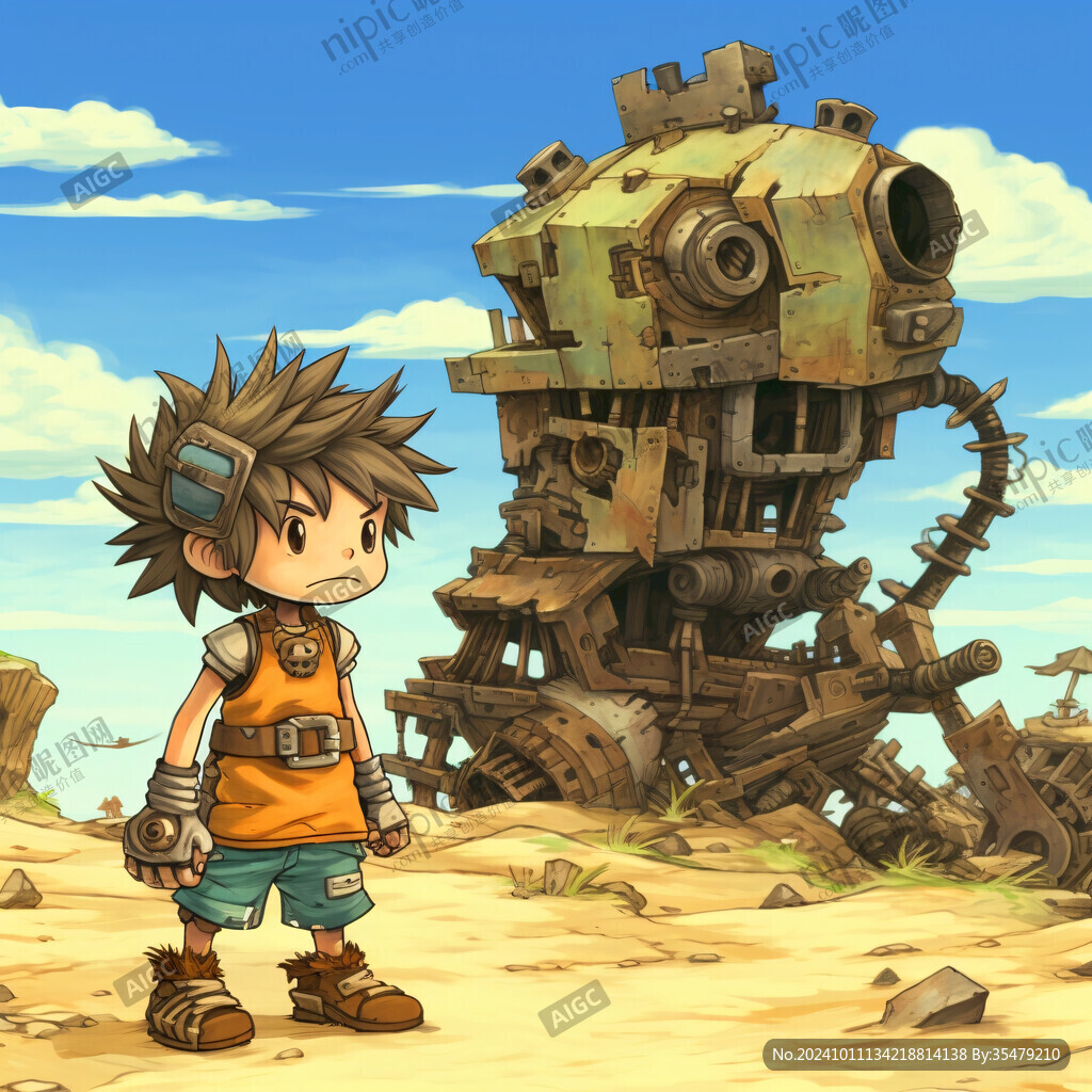 机甲风卡通人物