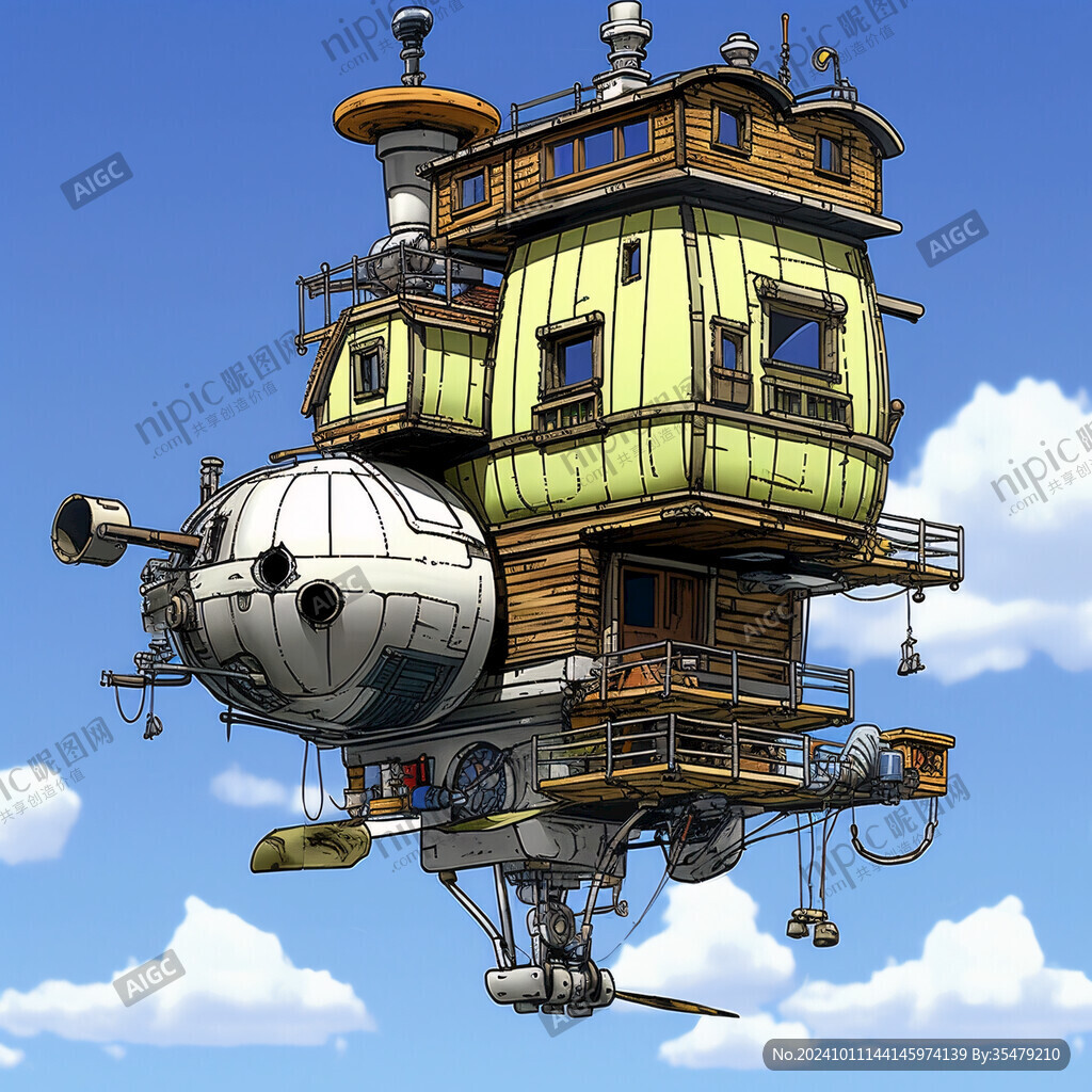 立体热气球宇宙飞船