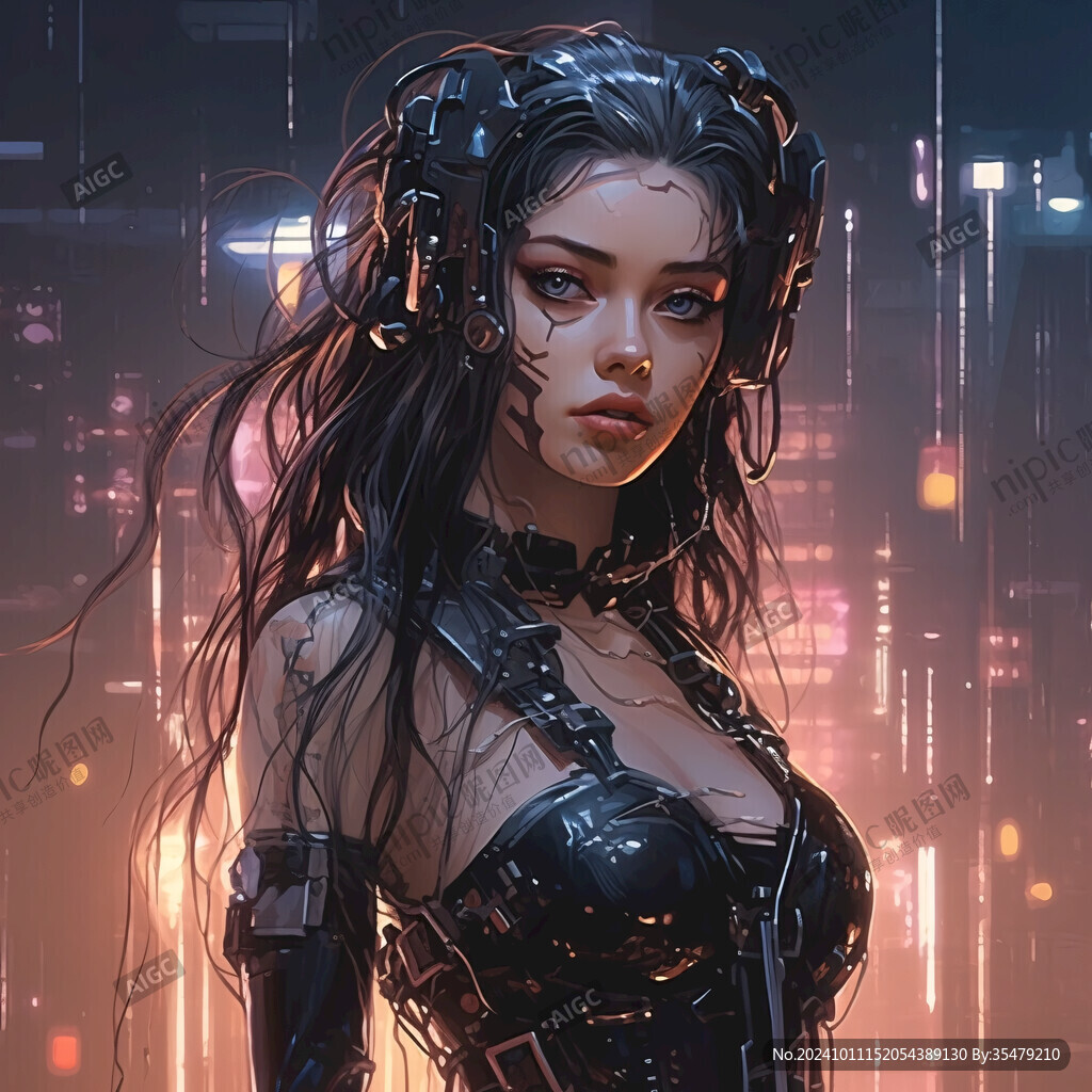 赛博朋克装饰画