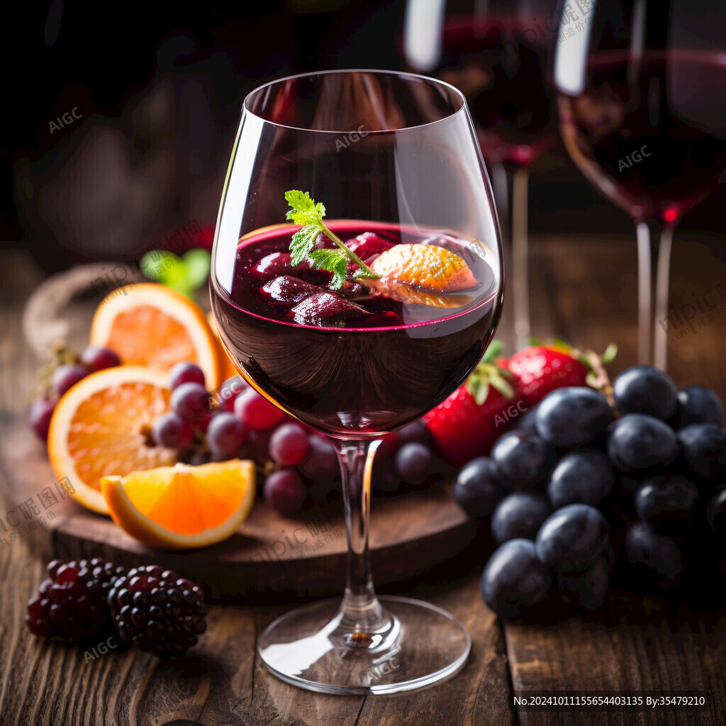 红酒饮料美食