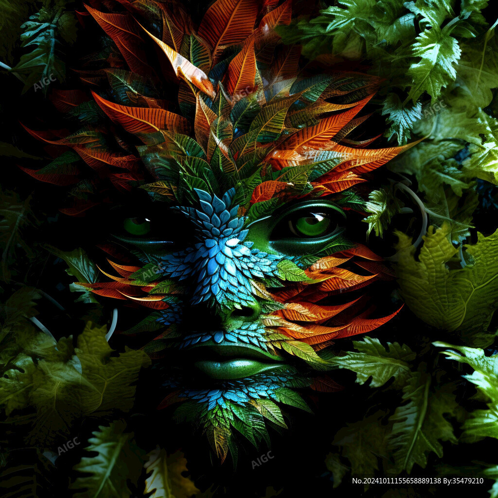 创意森林系背景