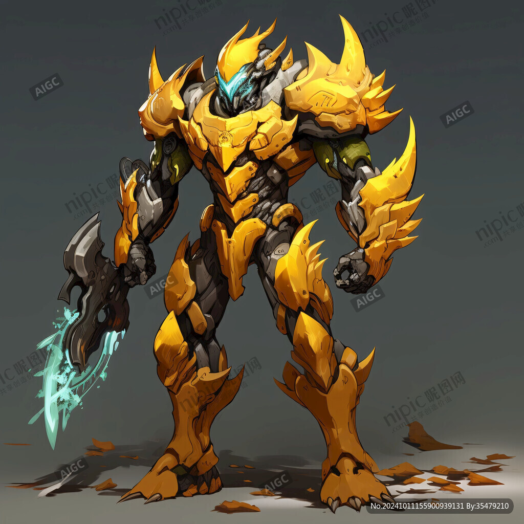 机甲风卡通人物