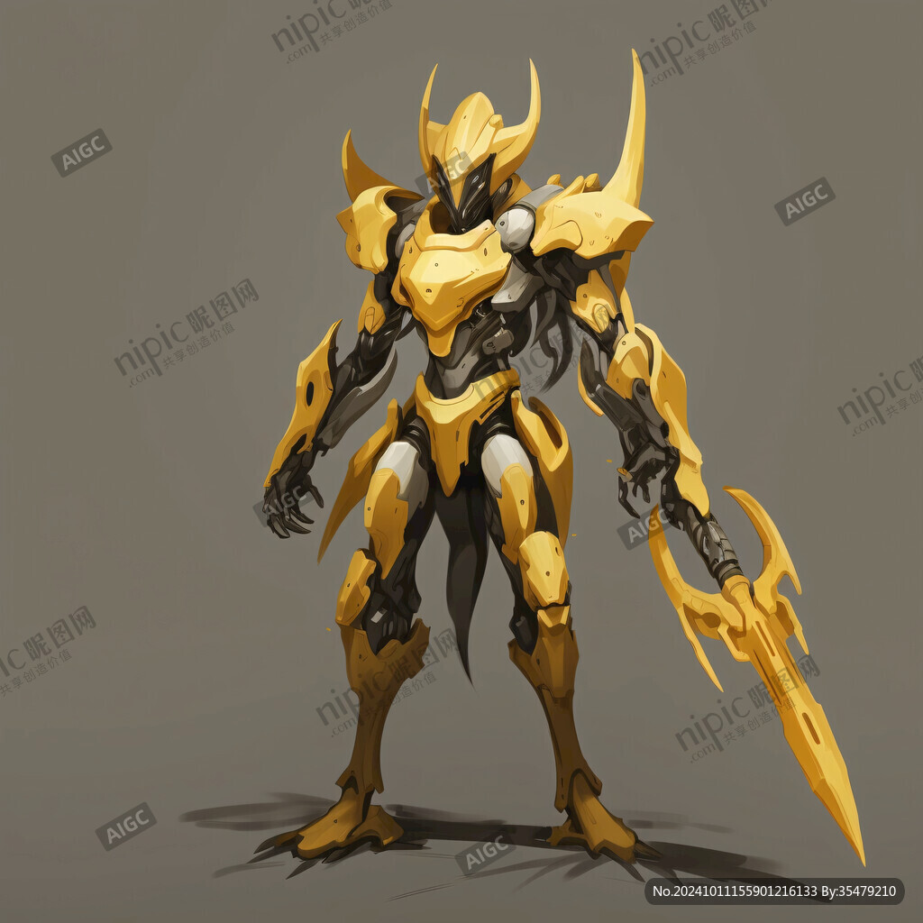 机甲风卡通人物