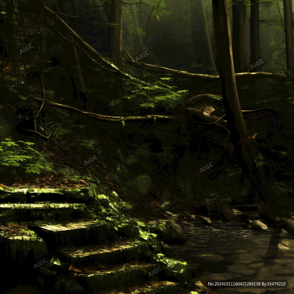 森系场景萧条场景