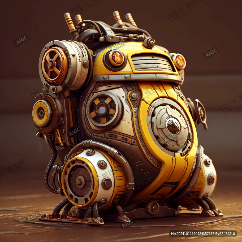 后现代机械科幻装饰品