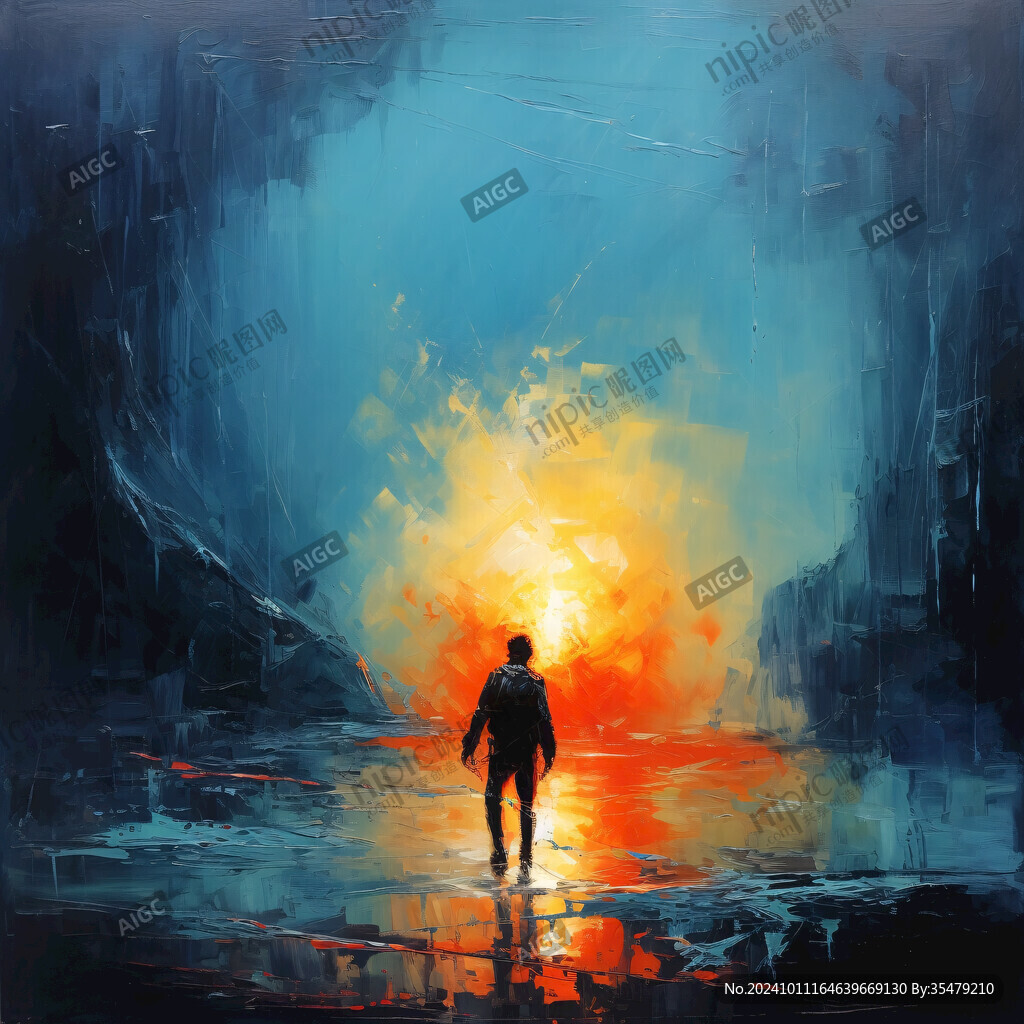 赛博朋克装饰画