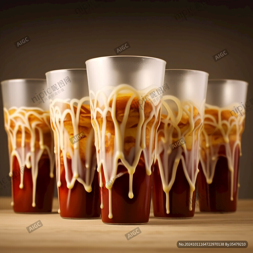 玻璃杯饮料饮品挂画