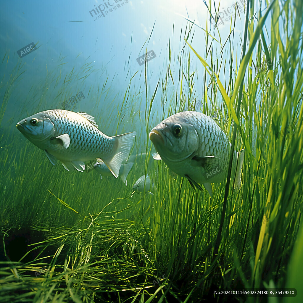 水草里的鱼
