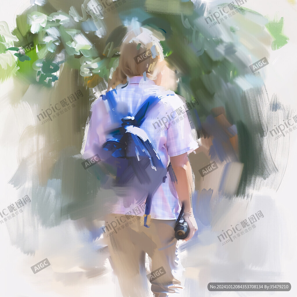 情侣拥抱浪漫插画