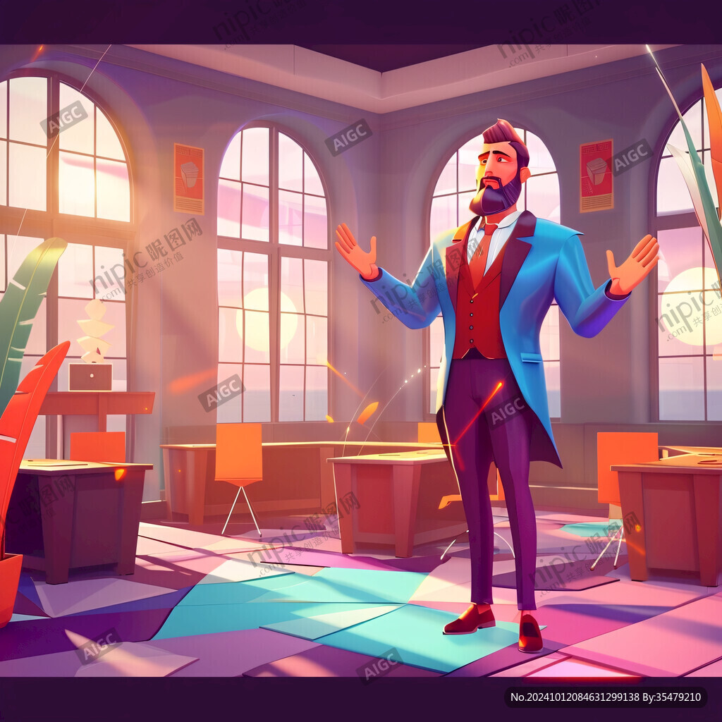 侦探游戏卡通形象