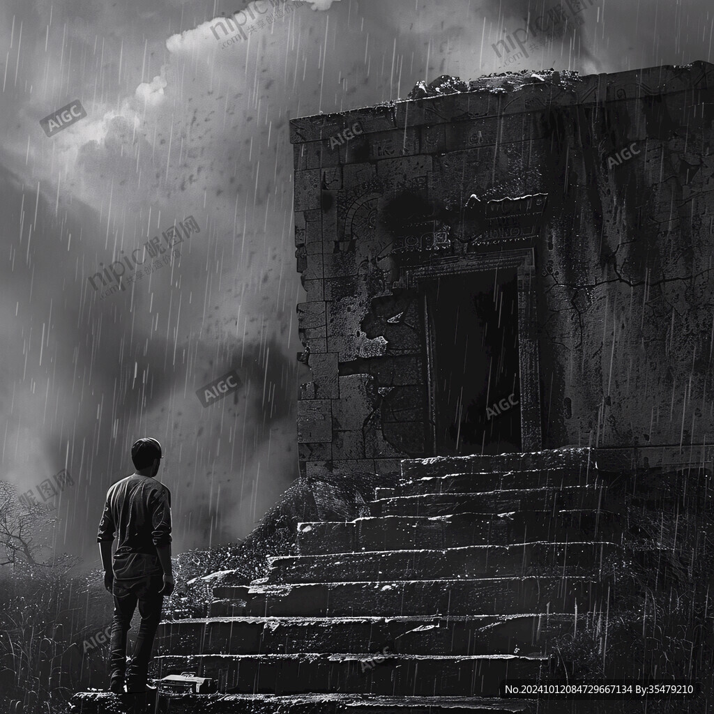 孤身一人背景素材