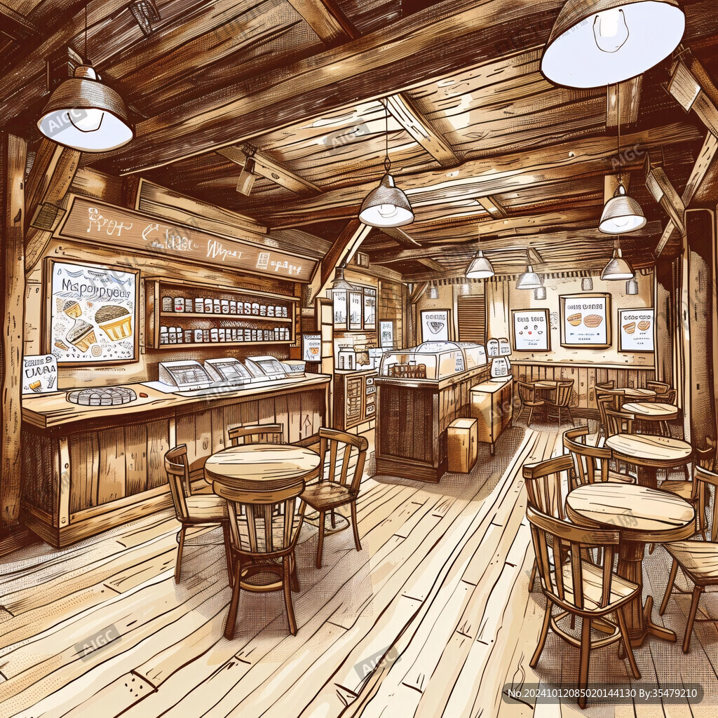 一层木屋超市办公区