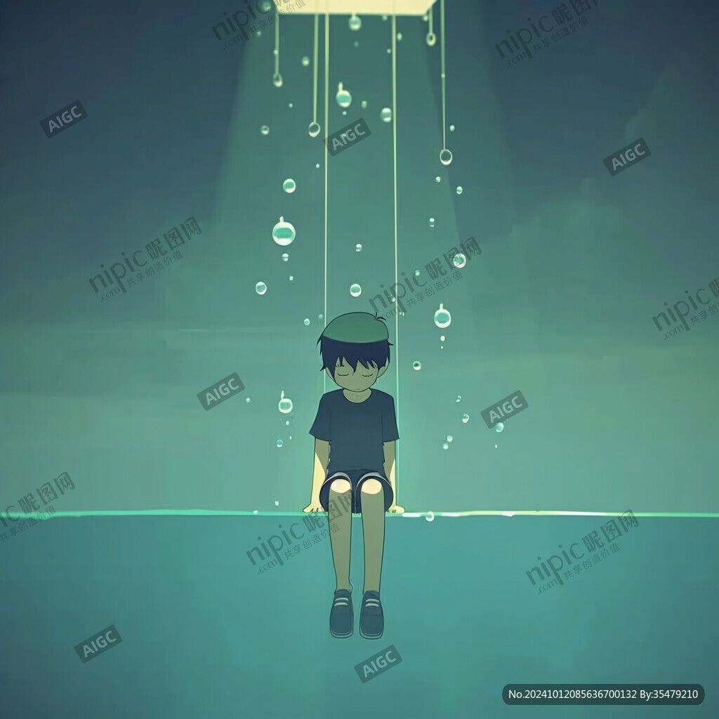 孤独的灵魂插画