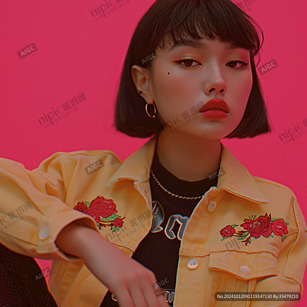 时尚新潮插画风