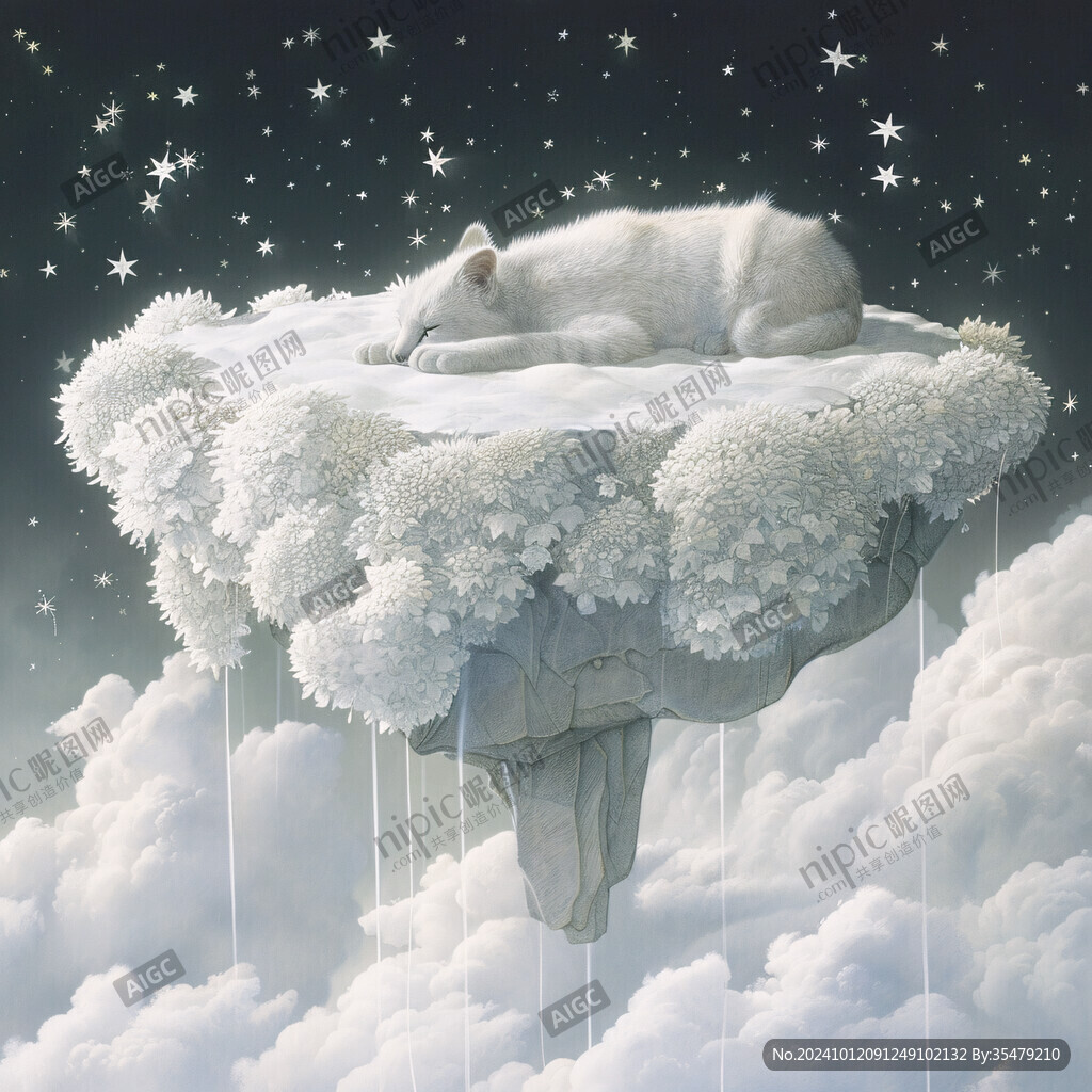 梦幻夜晚立体画