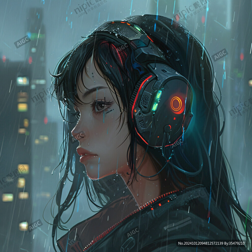 赛博朋克装饰画