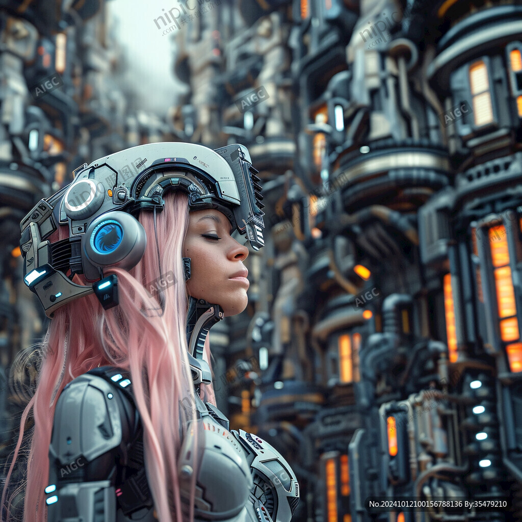 后现代机械科幻未来派