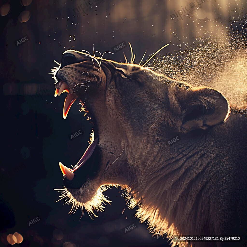 动物粒子海报设计