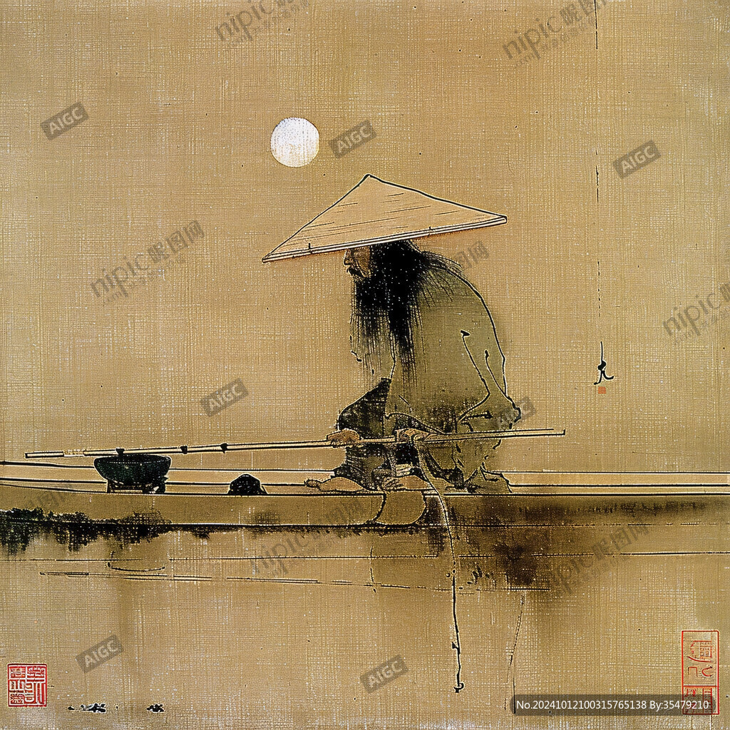 禅意画喷绘电子图库