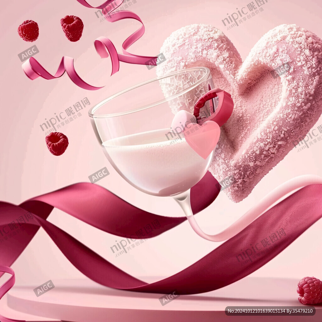 情人节酒水图片