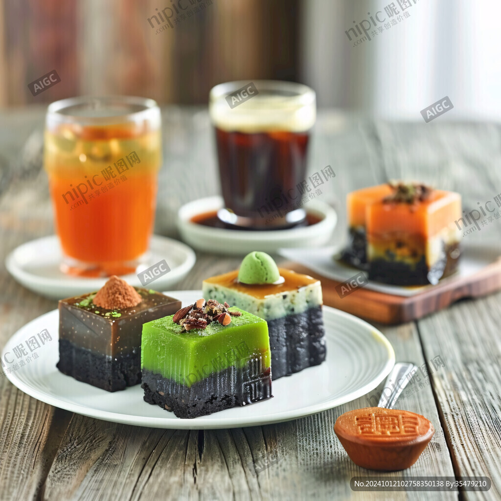 北欧亚光平碟寿司甜品